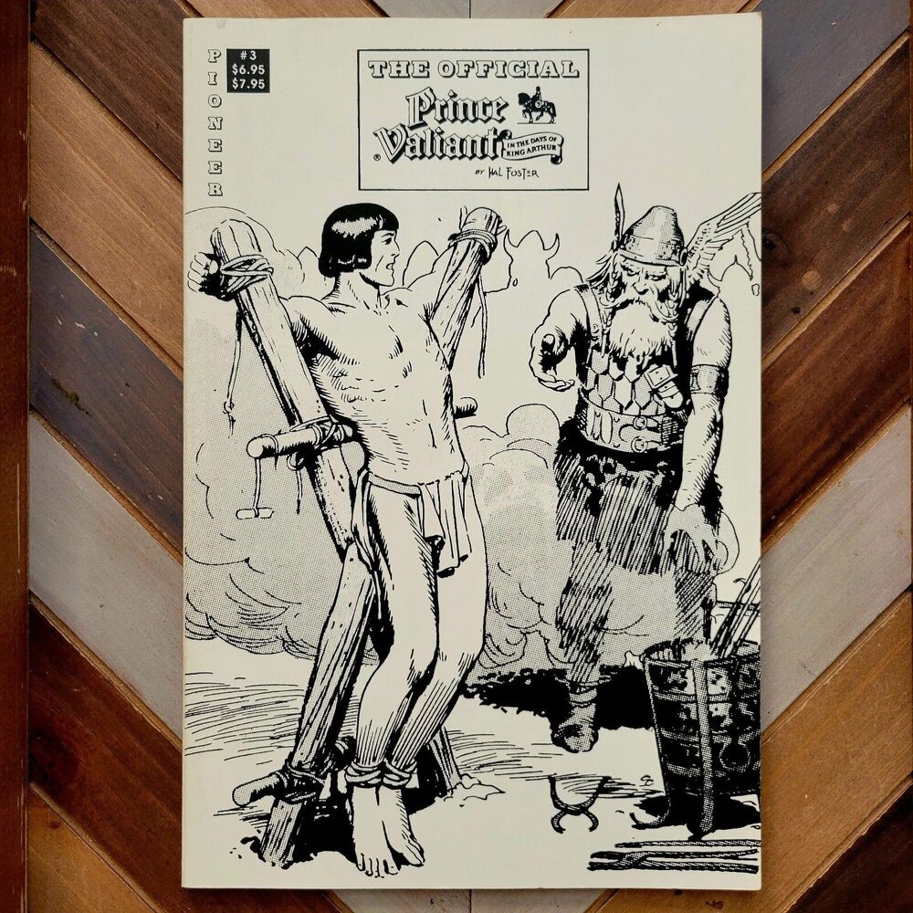 OFFICIAL PRINCE VALIANT Vol.3 VF- (Pioneer 1989) TPB Hal Foster / King Arthur